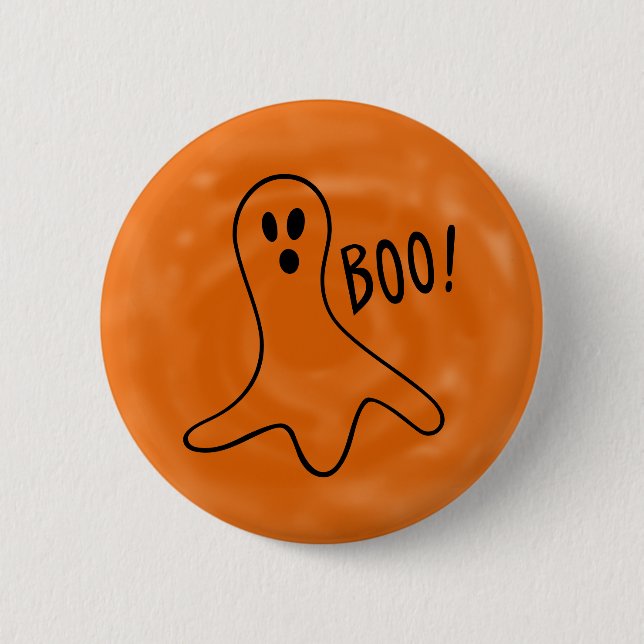 Halloween Cute Ghost Booo Knapp (Framsida)