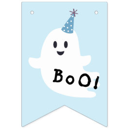 Halloween Cute Ghost Spooky Ett första födelsedag  Vimplar