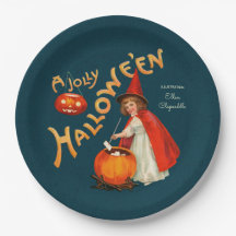 Halloween Cute, lilla häxa CC1243 Clapsaddle