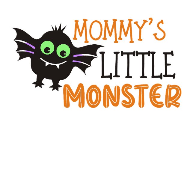 Halloween Cute Little Monster Mor Son T Shirt (Skapare uppladdad)
