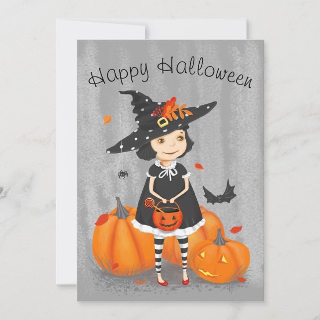 Halloween Cute Little Witch (Framsida)