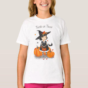 Halloween Cute Little Witch T Shirt