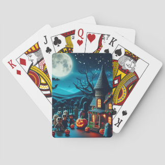 Halloween Cute och Creepy-uppspelningskort Casinokort