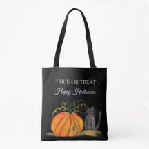 Halloween Cute Pumpkin Black cat Modern