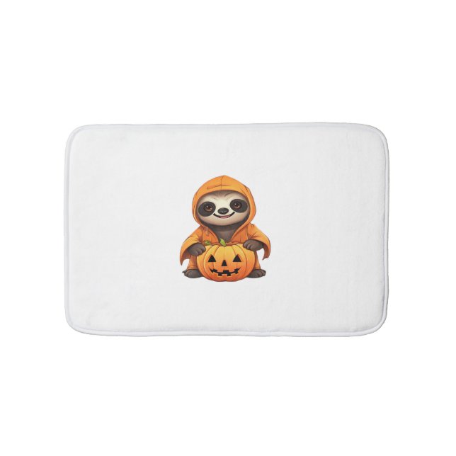 Halloween Cute Sloth Classic T-Shirt Badrumsmatta (Framsidan)