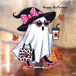 Halloween Cute Snyggt Witch Ghost Coffee Kopp