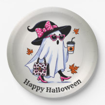 Halloween Cute Snyggt Witch Ghost Coffee Kopp