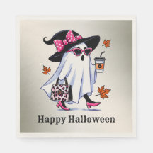 Halloween Cute Snyggt Witch Ghost Coffee Kopp