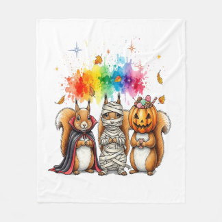 Halloween Cute Squirrels Costume Fleecefilt