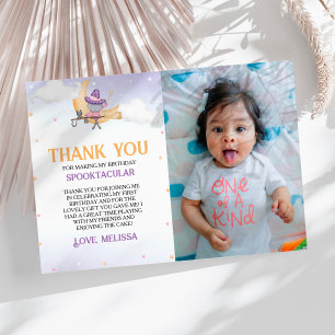 Halloween Cute Witch-Födelsedagsfesten - tack för  Inbjudningar