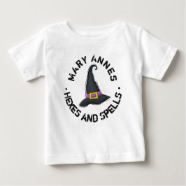 Halloween Cute Witch Hat Whimsical Kids T Shirt