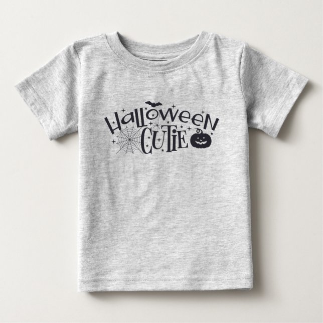 Halloween Cutie - Black Silhouette T Shirt (Framsida)