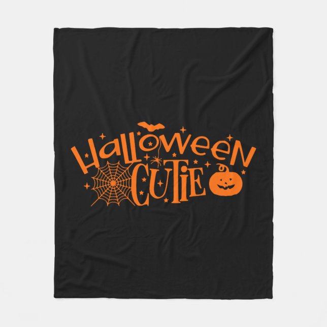 Halloween CUTIE Shirt, Funny Halloween Shirt Fleecefilt (Framsidan)