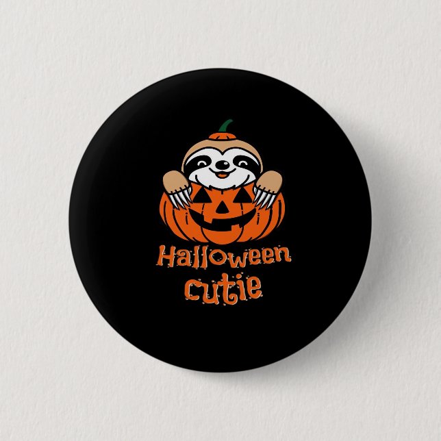Halloween cutie sloth Essential T-Shirt Knapp (Framsida)