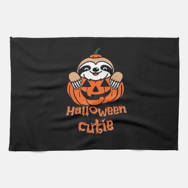 Halloween cutie sloth Essential T-Shirt Kökshandduk (Horisontell)