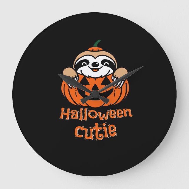 Halloween cutie sloth Essential T-Shirt Stor Klocka (Framsida)