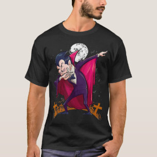 Halloween Dabbing Dracula Dab Vampire Funny Easy C T Shirt