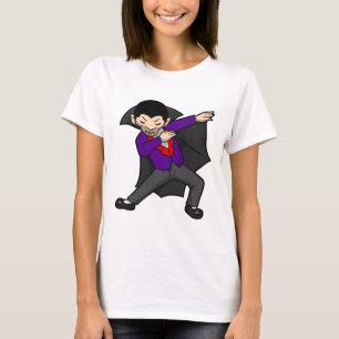 halloween dabbing dracula vampyr t shirt