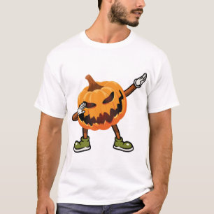Halloween Dabbing Jack O Lantern Pumpa Halloween T Shirt