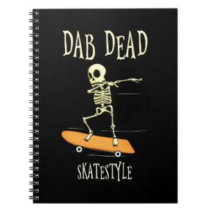 Halloween Dabbing Skatestyle Anteckningsbok