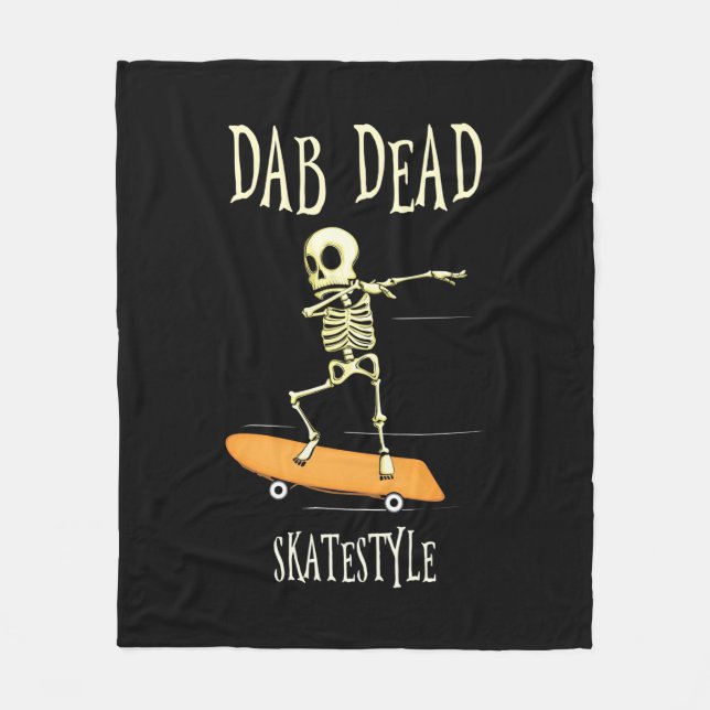 Halloween Dabbing Skatestyle Fleecefilt (Framsidan)
