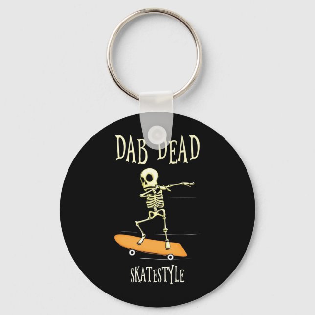 Halloween Dabbing Skatestyle Nyckelring (Framsida)