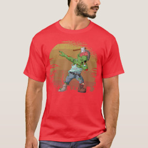 Halloween Dabbing Zombie Brain Funny Zombies Dab D T Shirt