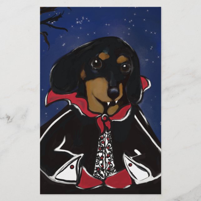 Halloween Dachshund (Framsida)