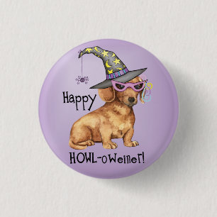 Halloween Dachshund Knapp