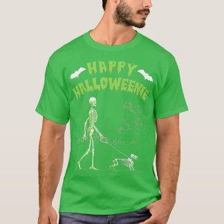 Halloween Dachshund Shirt - Lycklig Halloweenie T Shirt
