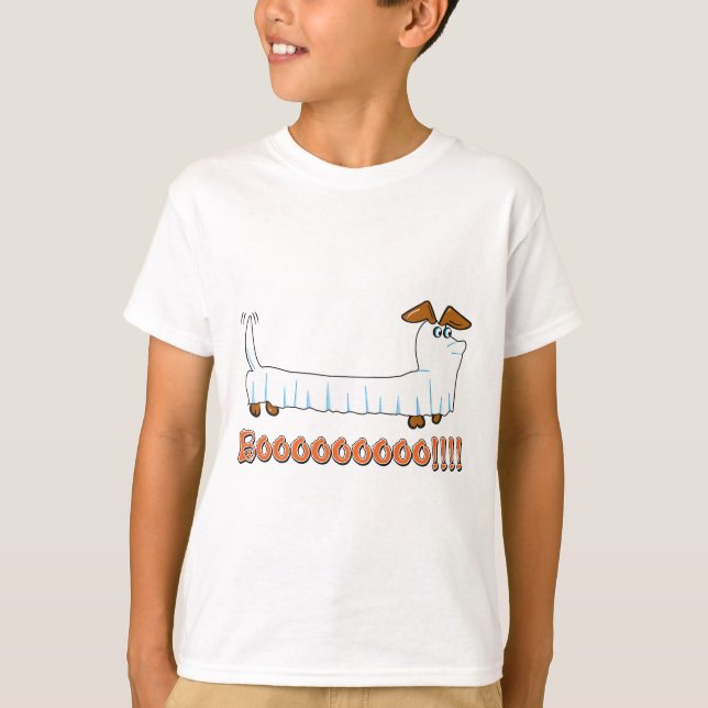 Halloween Dachshund T Shirt (Framsida)