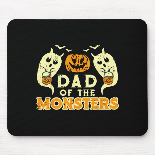 Halloween Dad Of Monsters Funny Family Costume Pap Musmatta (Framsidan)