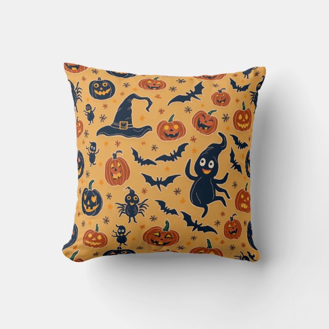 Halloween-dag Kudde (Framsida)