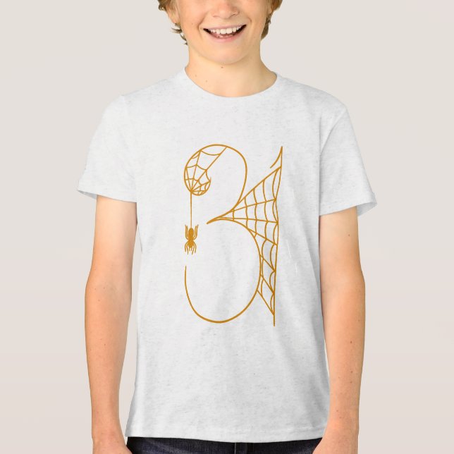 Halloween-dagen 31 spindelnät t shirt (Framsida)