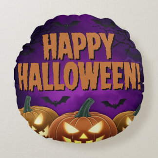Halloween-dagen Rund påfyllning(4) Kudde