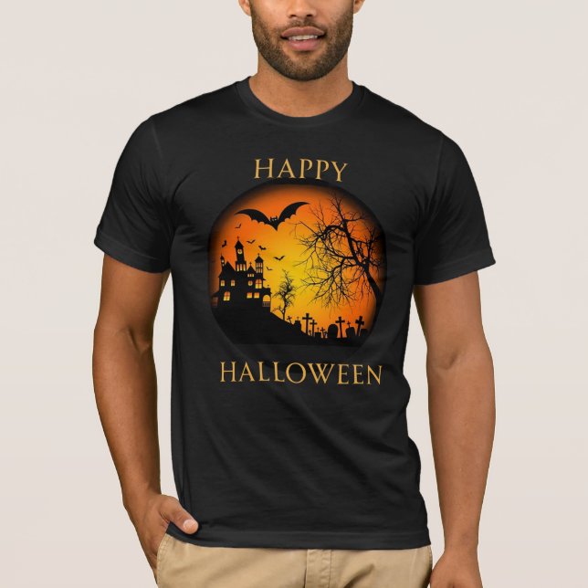 Halloween-dagen T Shirt (Framsida)