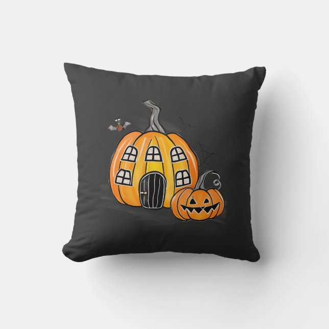 halloween-dagpumpa kudde (Framsida)
