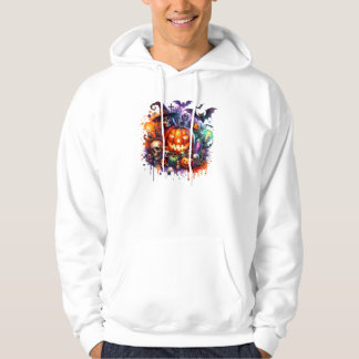 halloween-dagpumpa söt hoodie