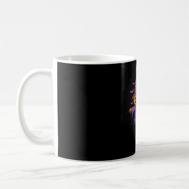 Halloween Dålig Och Boo Jee Fågelskrämma Grafisk Kaffemugg (Vänster)