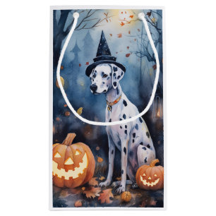 Halloween-Dalmatiner Med Pumpa Skräck