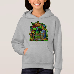 Halloween Dam Fågelskrämma Pumpkin Head RIP Fladde T Shirt