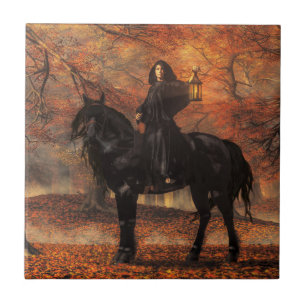 Halloween-Dam Kakelplatta