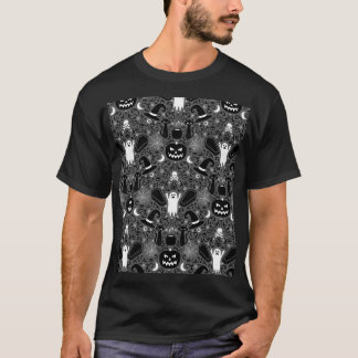 Halloween Damask Graphic T Shirt