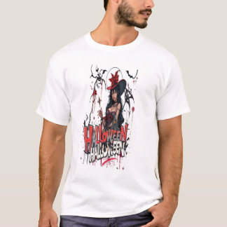 halloween damer graffiti konst 3D familj T Shirt