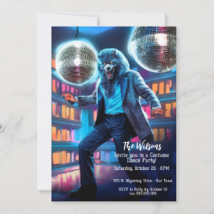 Halloween Dance Party, Disco Wolfman Inbjudningar