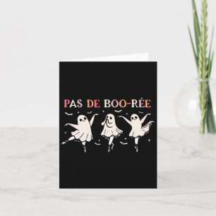 Halloween Dance Teacher Pas De Boo-rée Dancing Gho Kort