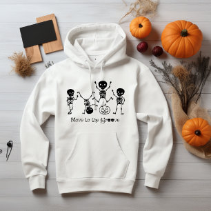 Halloween Dancing Skeleton flyttar till Groove Hoodie
