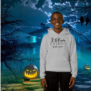Halloween Dancing Skeleton Strejka A Pose Funny T Shirt