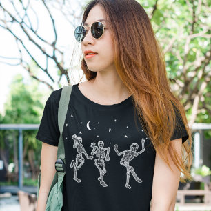 Halloween Dancing Skeletons T Shirt
