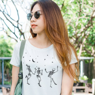Halloween Dancing Skeletons T Shirt